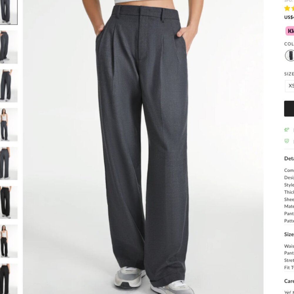 NWT wide leg trousers
